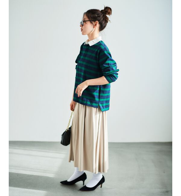 le.coeur blanc「リバーシブルタフタスカート」|スカート|