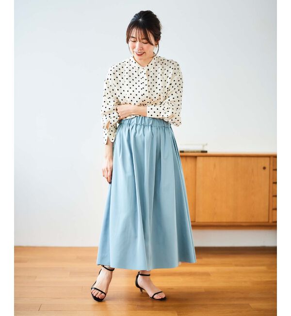 le.coeur blanc「リバーシブルタフタスカート」|スカート|