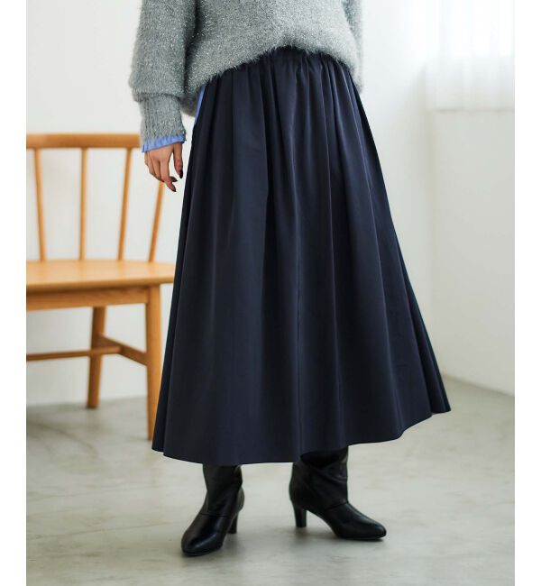 le.coeur blanc「リバーシブルタフタスカート」|スカート|