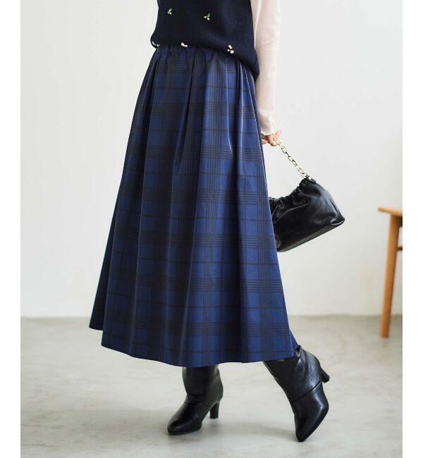 le.coeur blanc「リバーシブルタフタスカート」|スカート|