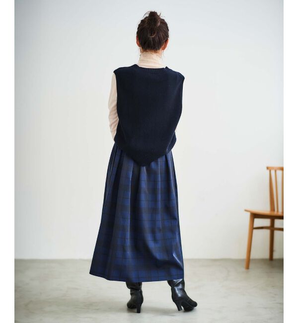 le.coeur blanc「リバーシブルタフタスカート」|スカート|