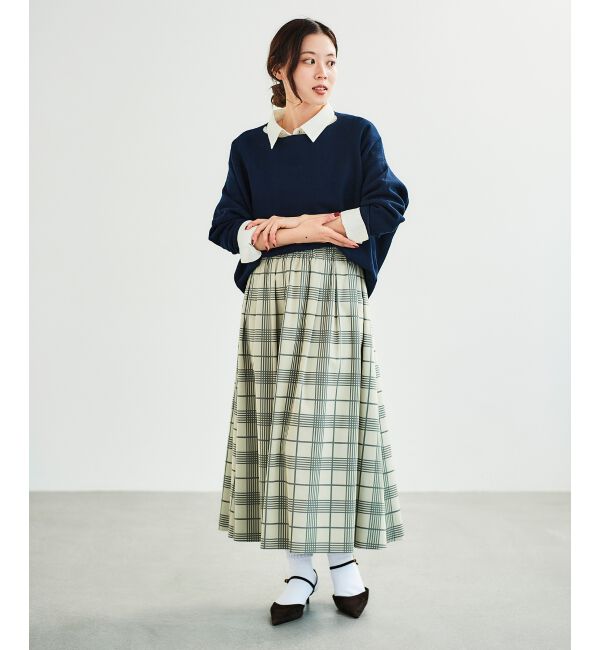 le.coeur blanc「リバーシブルタフタスカート」|スカート|