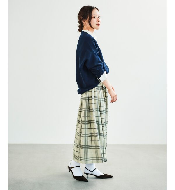 le.coeur blanc「リバーシブルタフタスカート」|スカート|