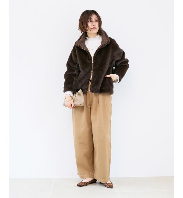  「《手洗い可能》シアーフリルリブニット」|ニット・セーター|