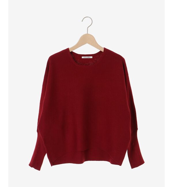  「《手洗い可能》ジュエリーボタンスリーブニット」|ニット・セーター|