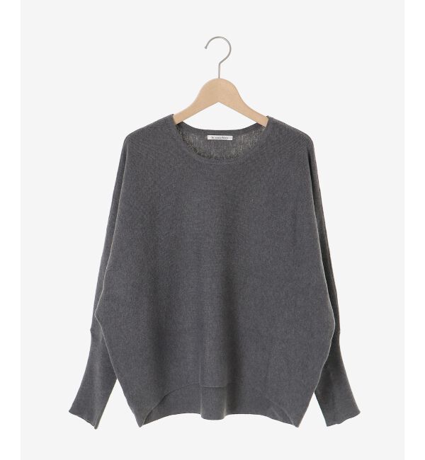  「《手洗い可能》ジュエリーボタンスリーブニット」|ニット・セーター|