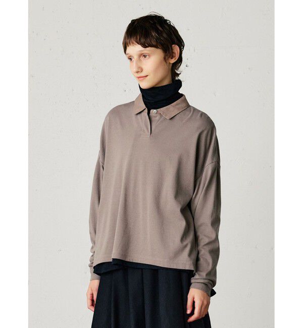 MidiUmi「MidiUmi ポロカラープルオーバー」|Tシャツ・カットソー|