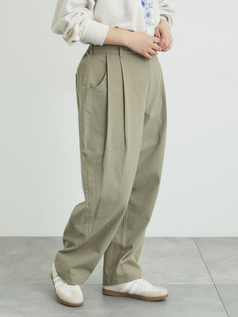 Samansa Mos2「ツータックカーブパンツ」|その他|