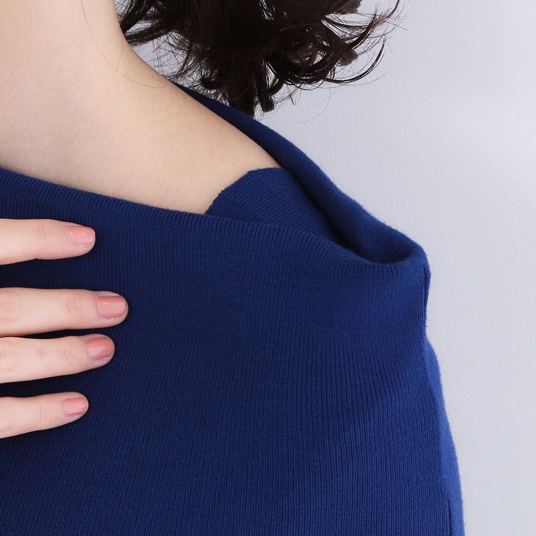 OPAQUE.CLIP「オフショルダーデザインニット【洗濯機OK】」|ニット・セーター|