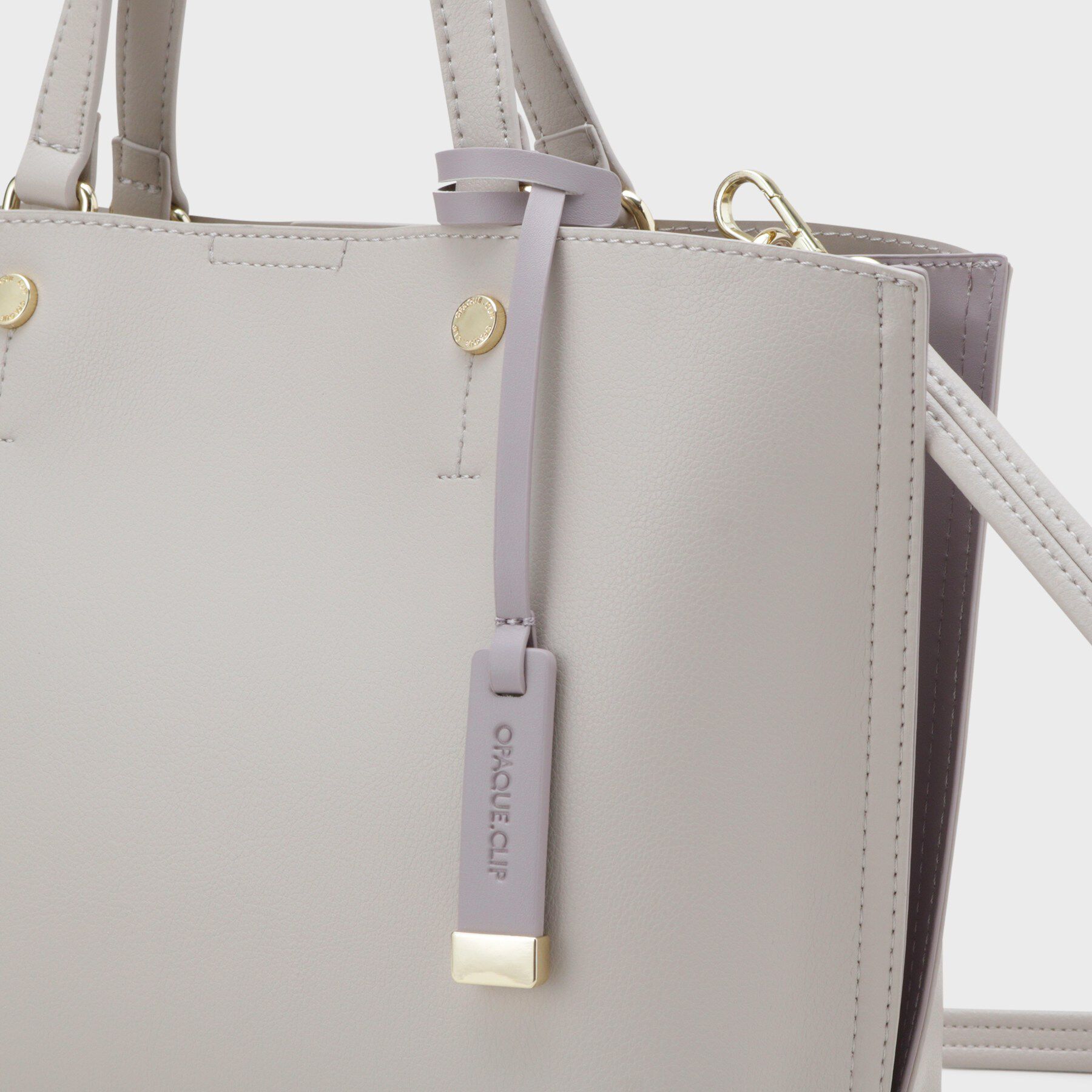 OPAQUE.CLIP「名品バイカラーミドルトート」|トートバッグ|