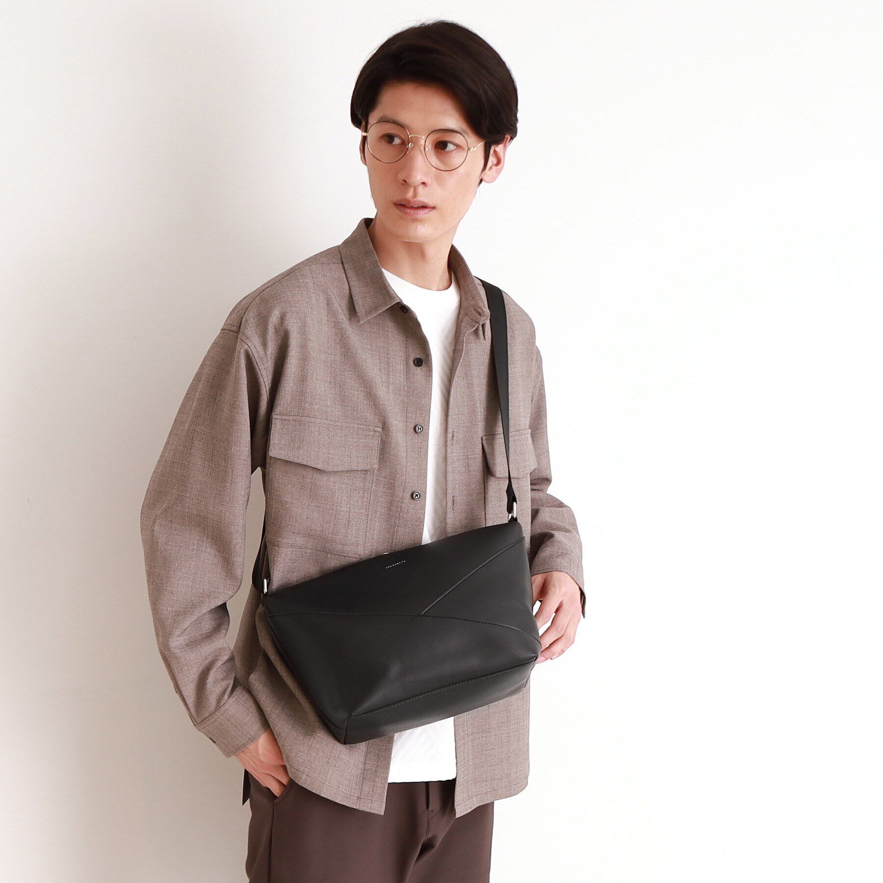 THE SHOP TK「【新色追加】パネルラインショルダー」|ショルダー・メッセンジャー|