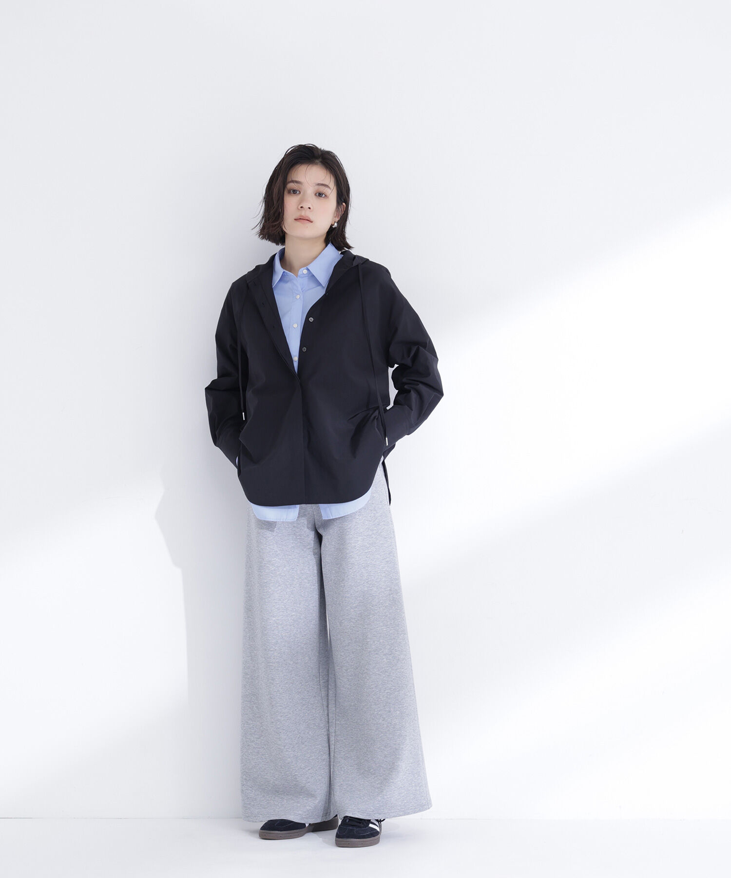  「フーディーシャツブルゾン」|ブルゾン・スタジャン|