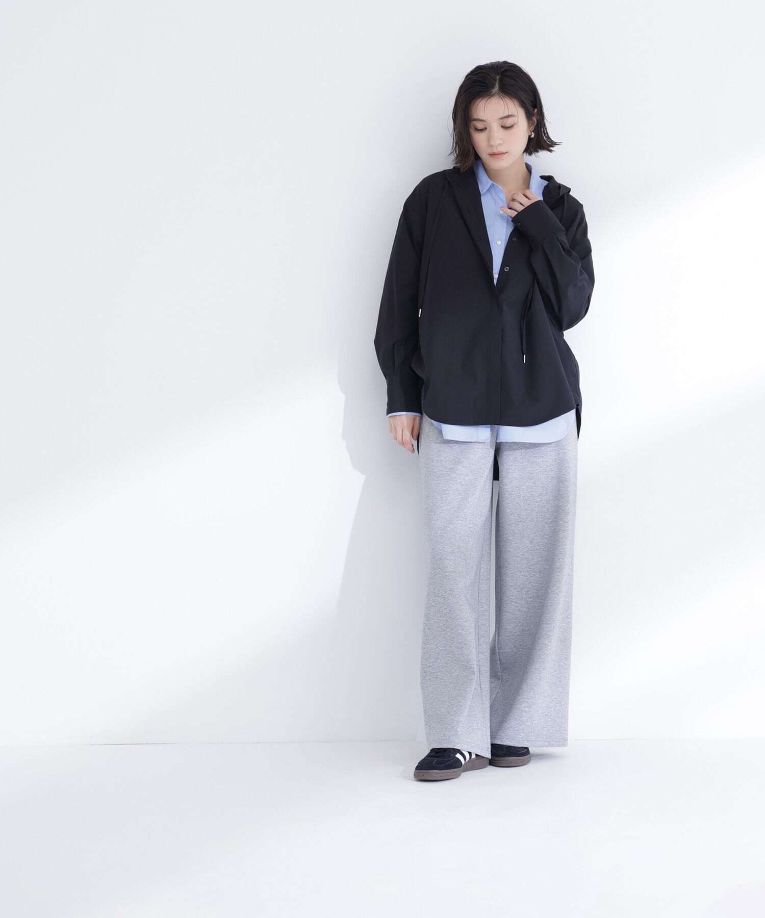  「フーディーシャツブルゾン」|ブルゾン・スタジャン|