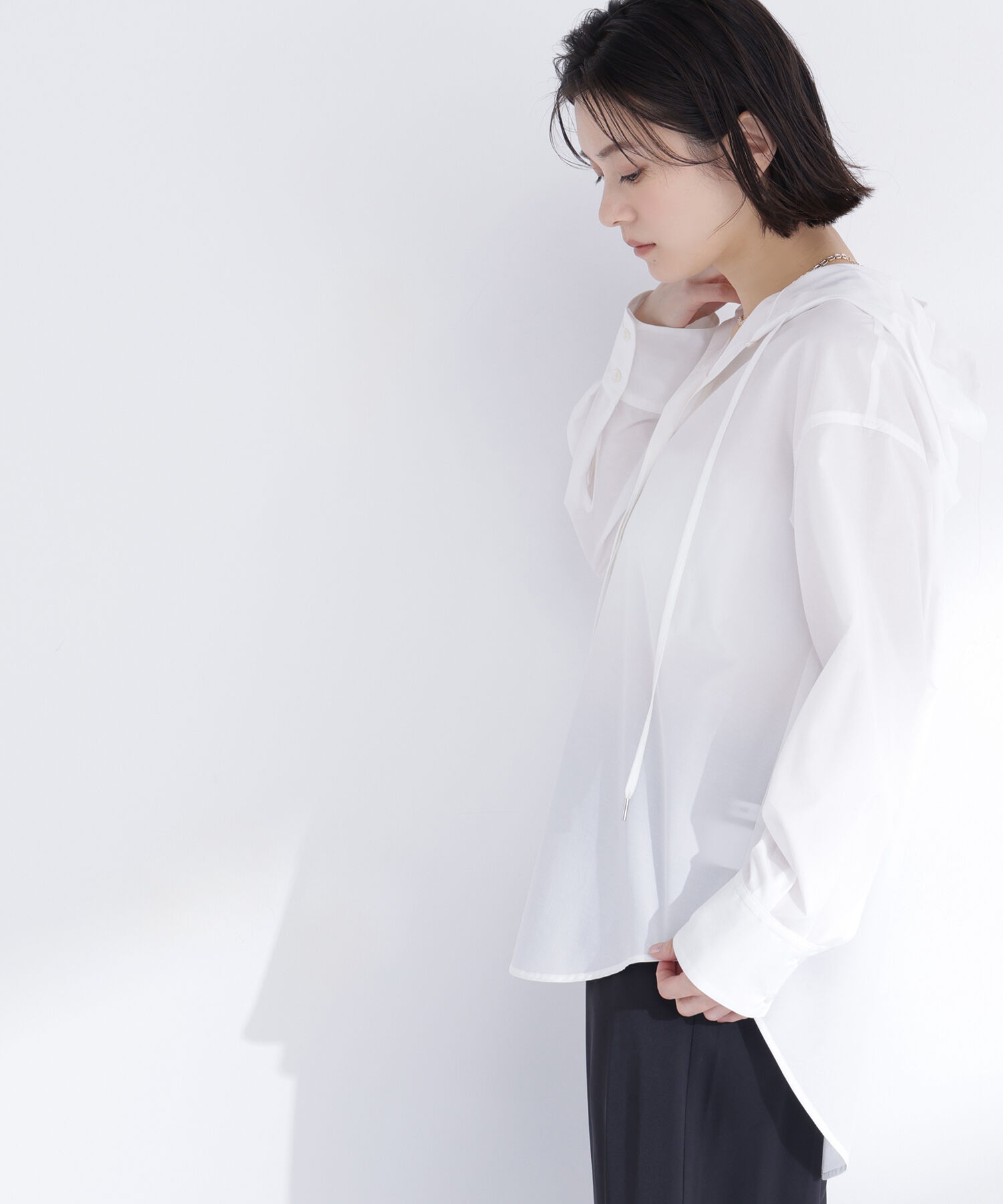  「フーディーシャツブルゾン」|ブルゾン・スタジャン|