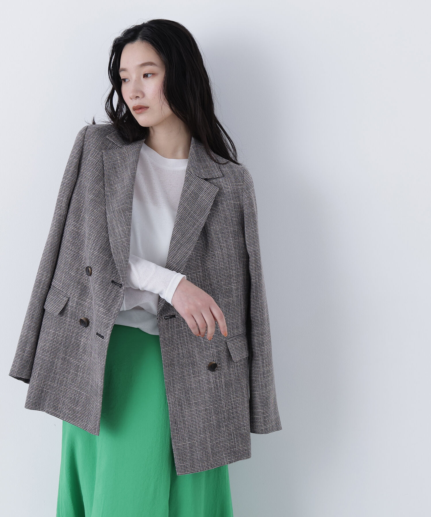  「〈N.〉からみ織りダブルジャケット」|その他|