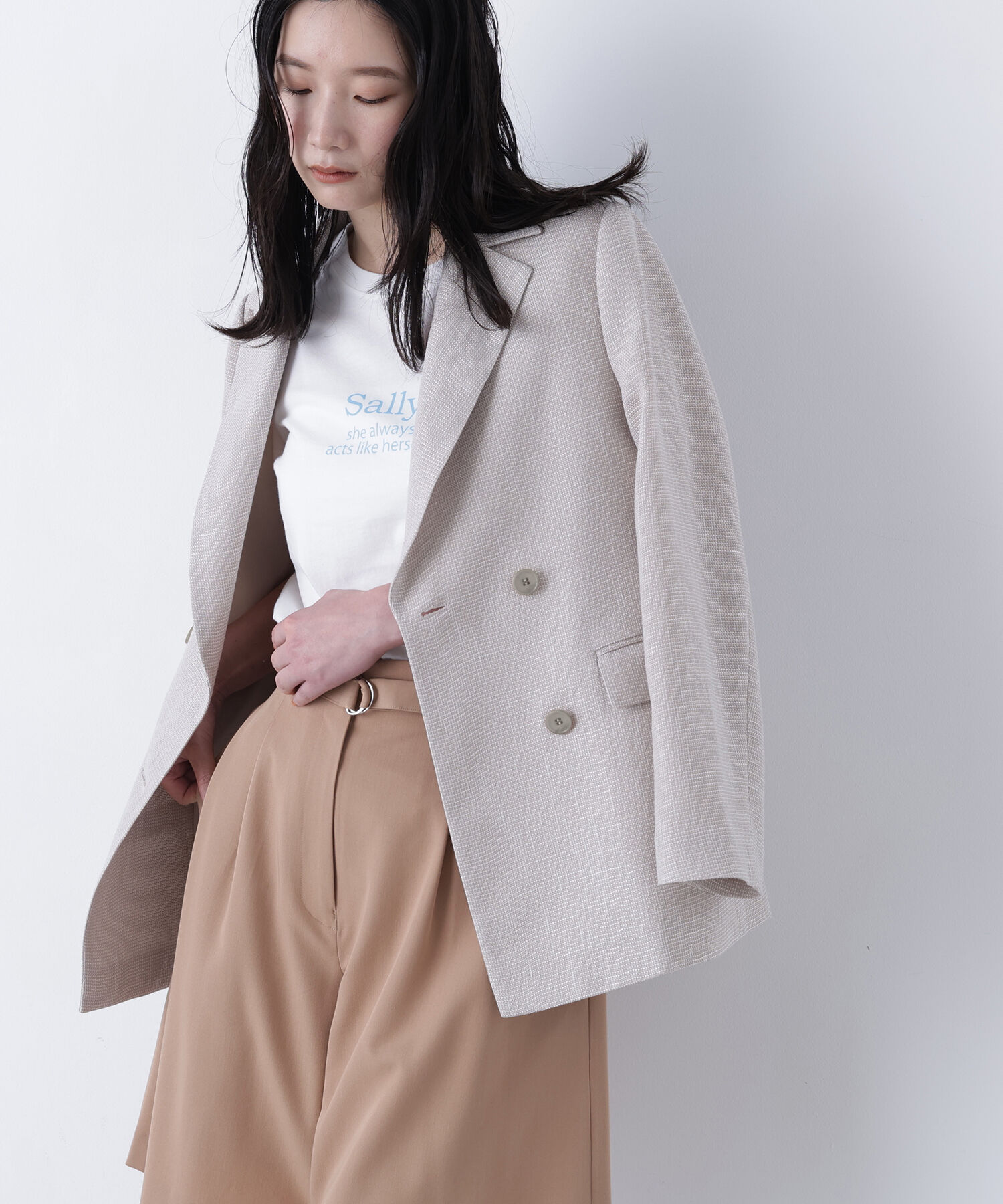  「〈N.〉からみ織りダブルジャケット」|その他|