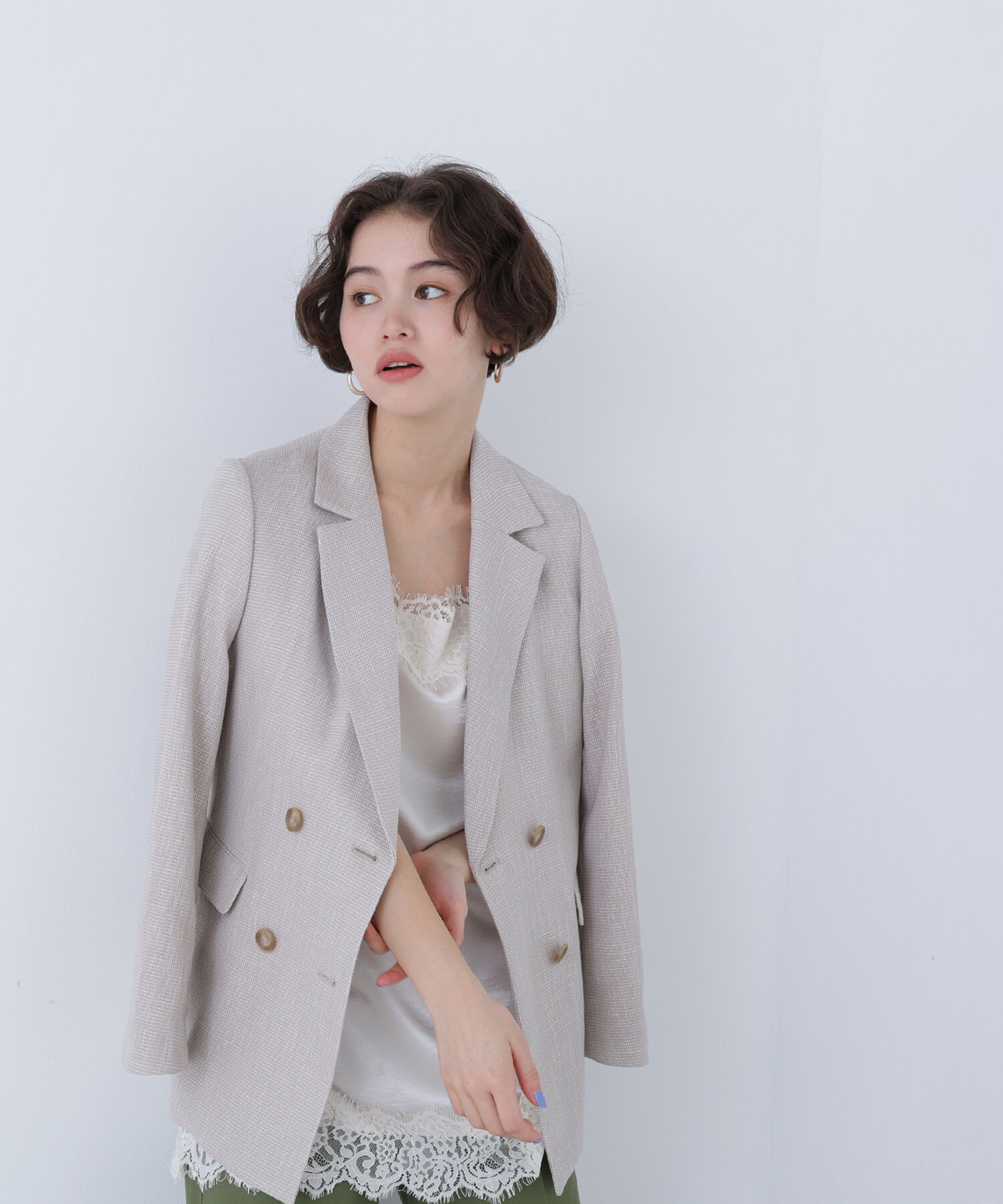  「〈N.〉からみ織りダブルジャケット」|その他|