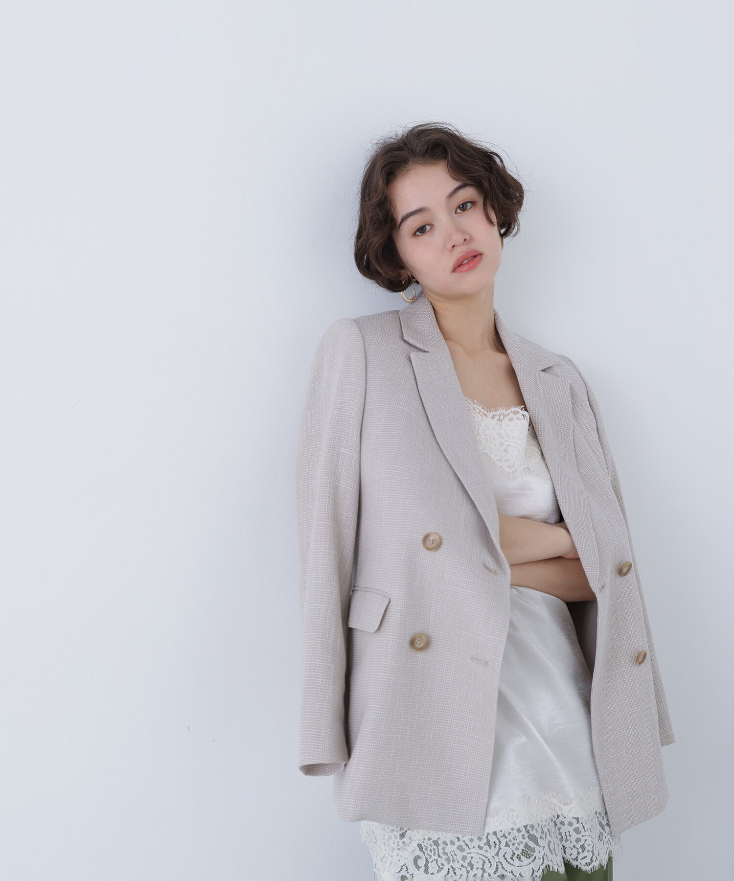  「〈N.〉からみ織りダブルジャケット」|その他|