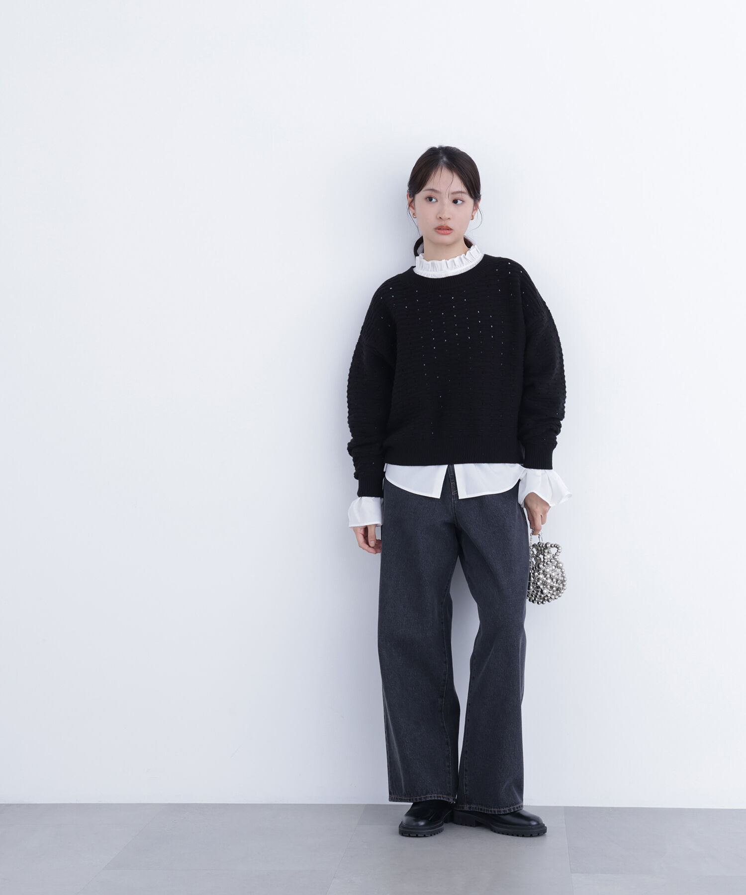  「〈N.〉 アイレットニットプルオーバー」|ニット・セーター|