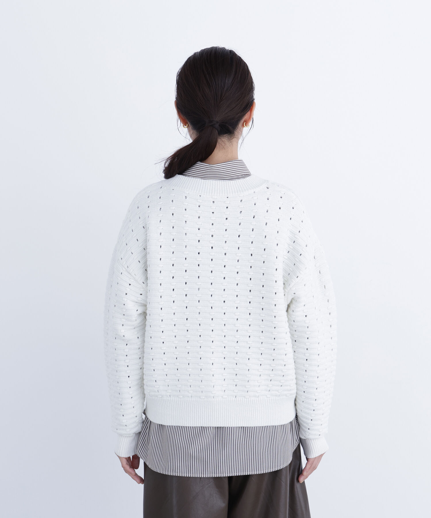  「〈N.〉 アイレットニットプルオーバー」|ニット・セーター|