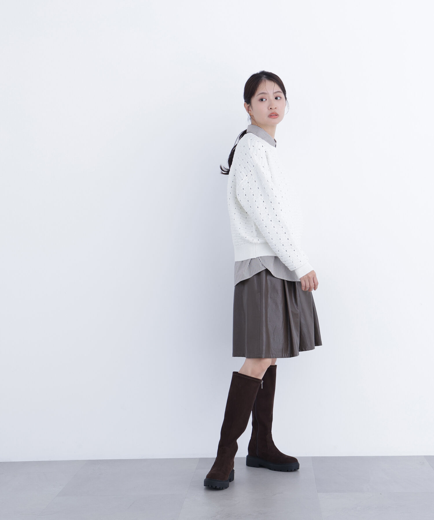  「〈N.〉 アイレットニットプルオーバー」|ニット・セーター|