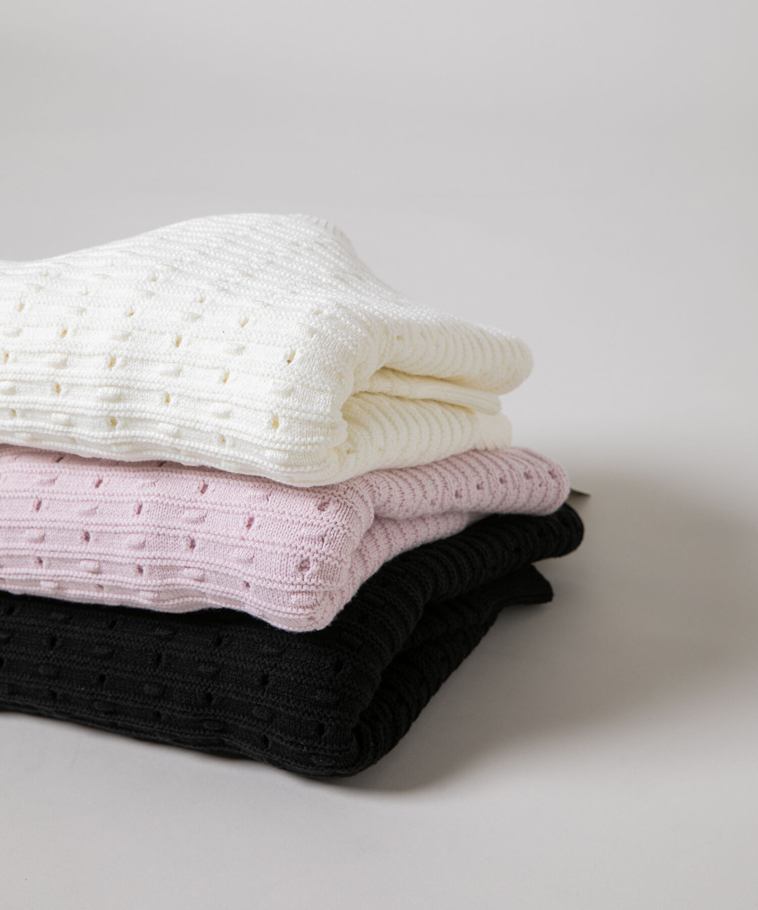  「〈N.〉 アイレットニットプルオーバー」|ニット・セーター|ピンク