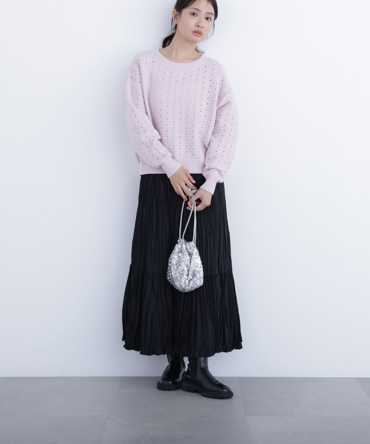  「〈N.〉 アイレットニットプルオーバー」|ニット・セーター|