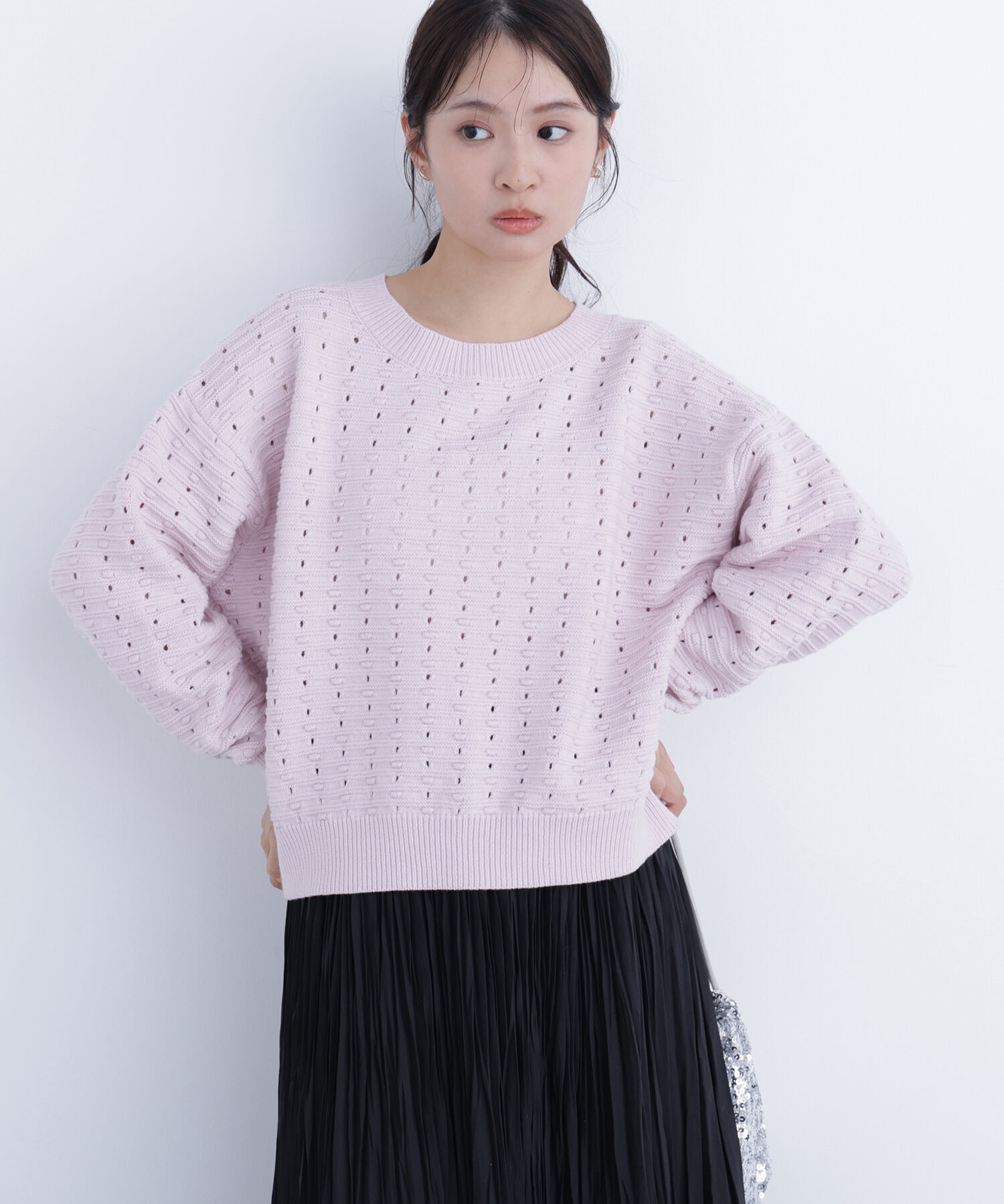  「〈N.〉 アイレットニットプルオーバー」|ニット・セーター|