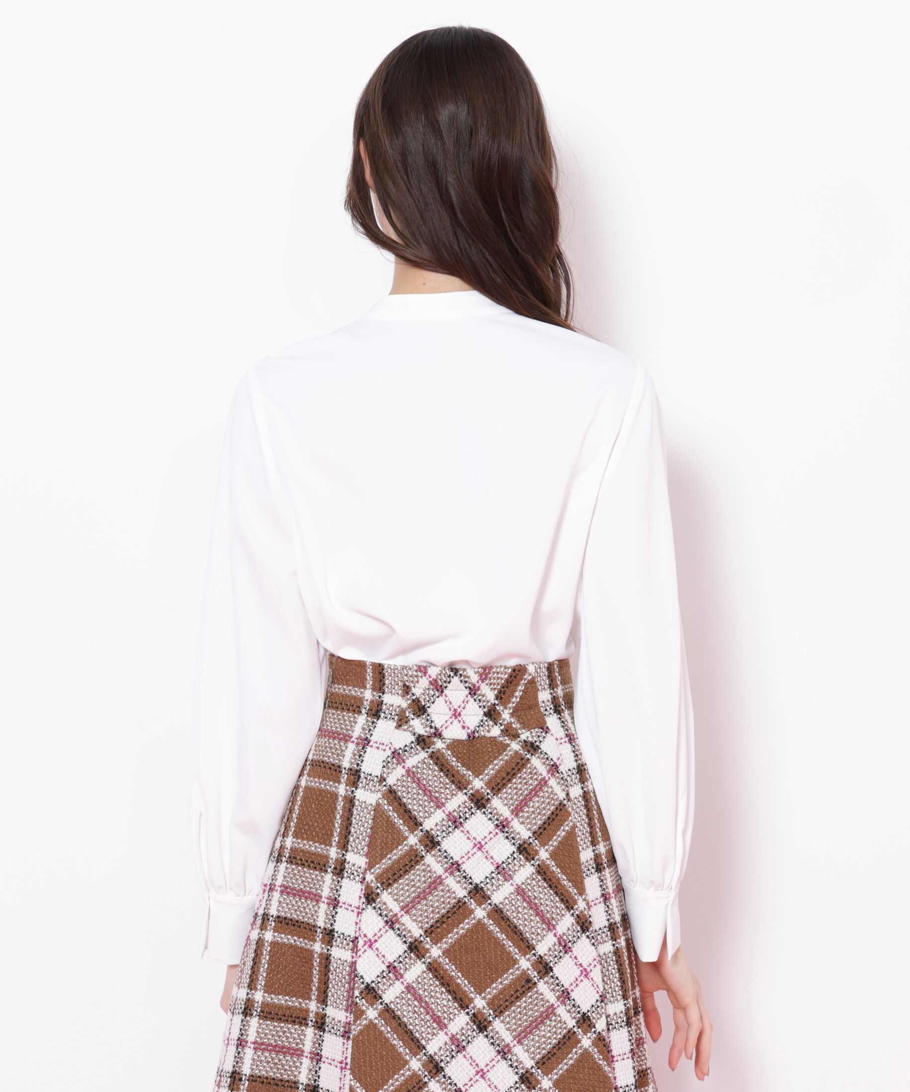  「ドレープピンタックブラウス」|シャツ・ブラウス|