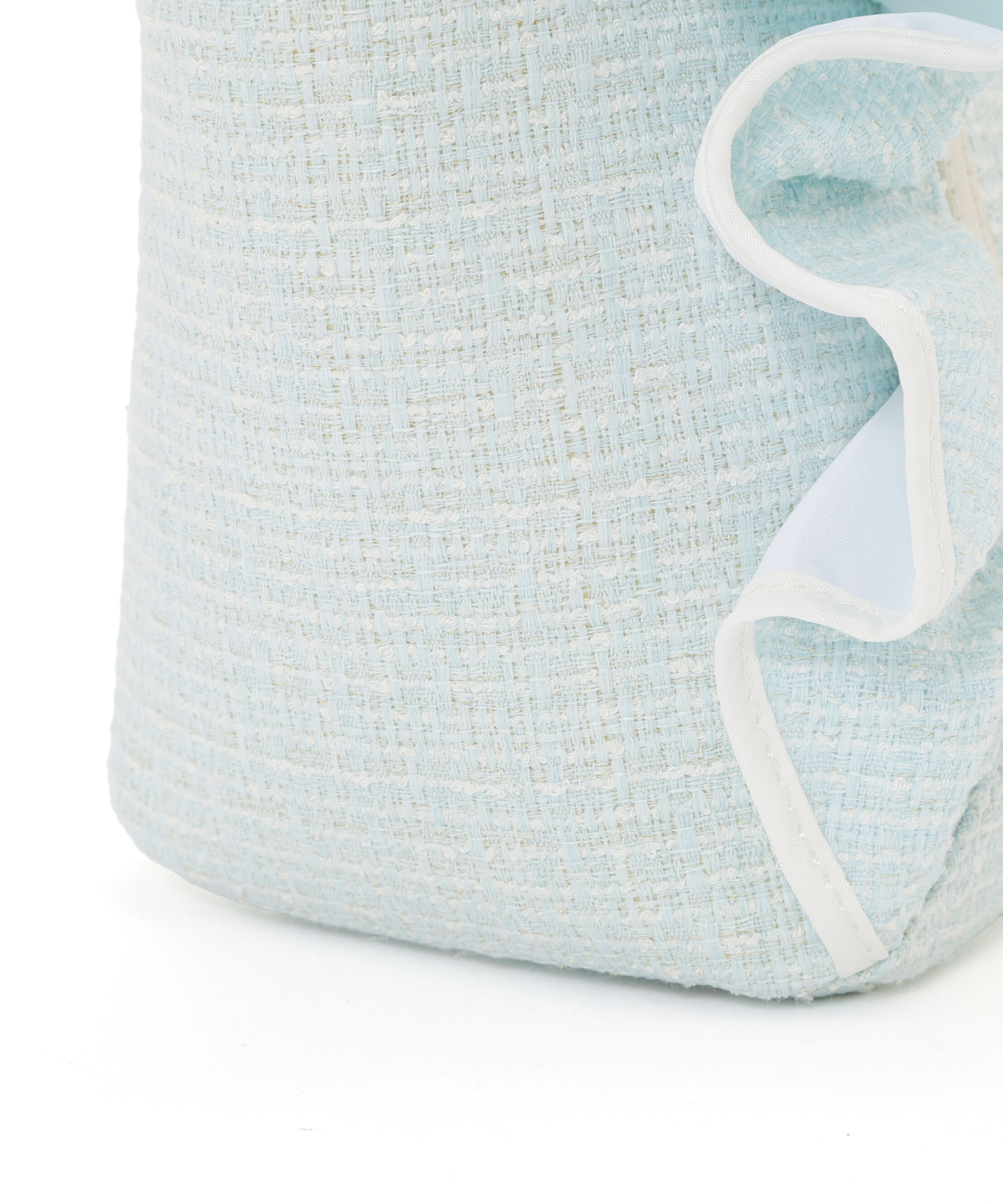  「パステルツイードフレームフリルトートバッグ」|その他|