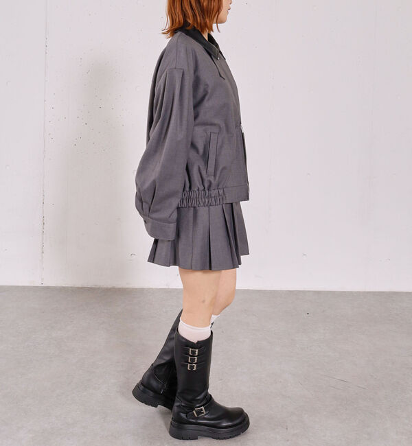 archives「２ｗａｙレザーカラーブルゾン」|テーラードジャケット|