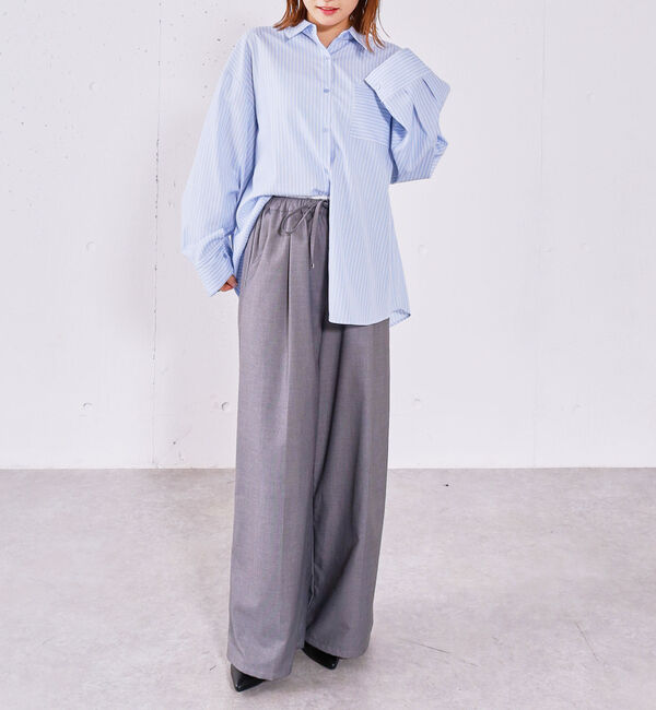 archives「ストライプミドルシャツ」|シャツ・ブラウス|