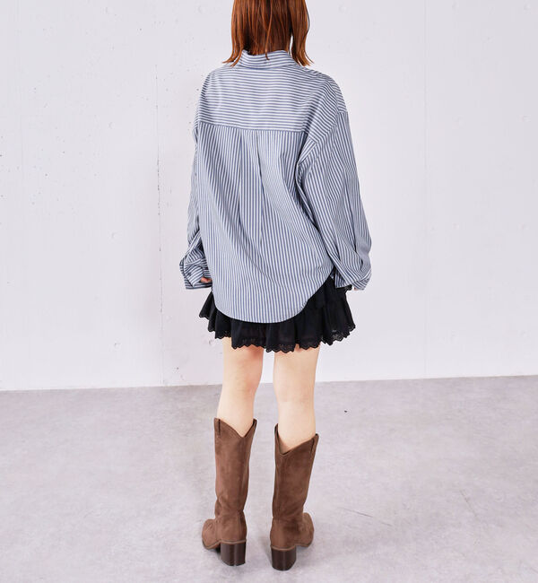 archives「ストライプミドルシャツ」|シャツ・ブラウス|