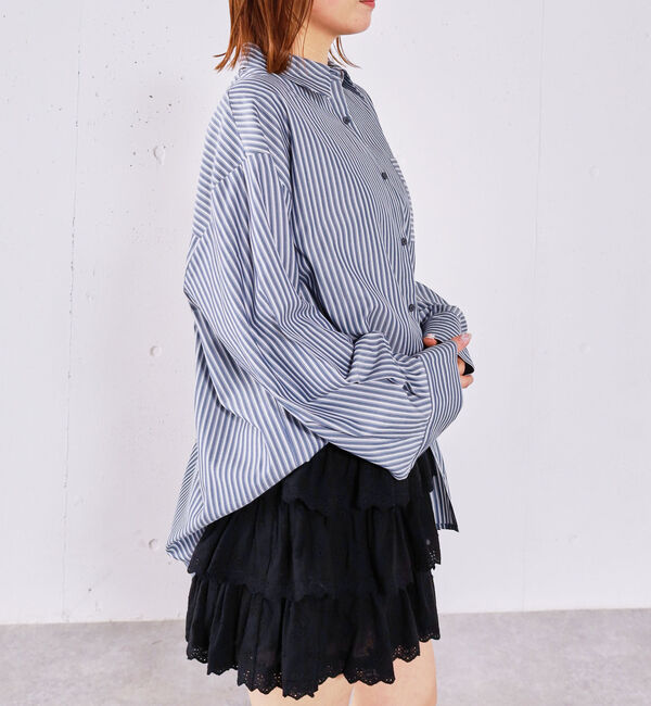 archives「ストライプミドルシャツ」|シャツ・ブラウス|