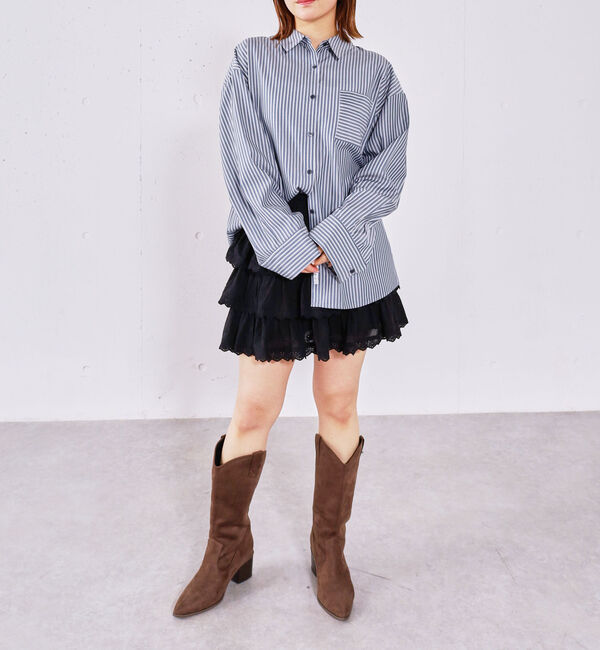 archives「ストライプミドルシャツ」|シャツ・ブラウス|