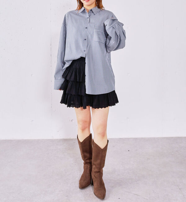 archives「ストライプミドルシャツ」|シャツ・ブラウス|