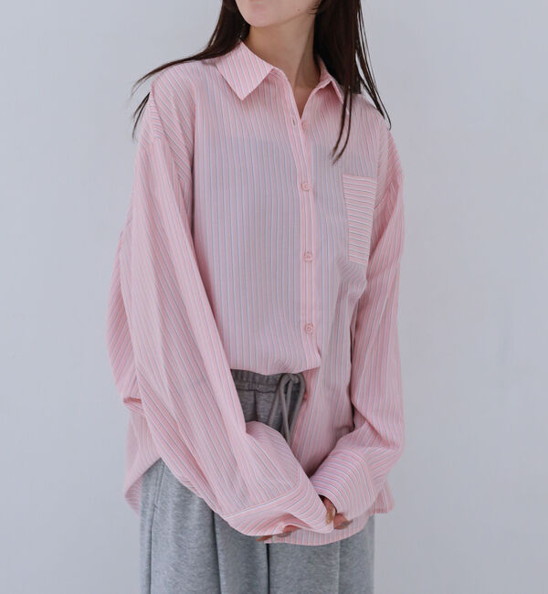 archives「ストライプミドルシャツ」|シャツ・ブラウス|