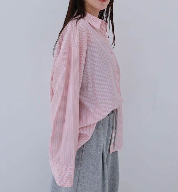 archives「ストライプミドルシャツ」|シャツ・ブラウス|