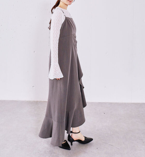 archives「ラッフルチェックキャミワンピース」|ワンピース|