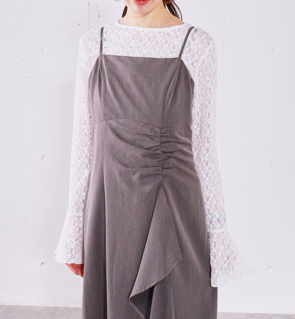 archives「ラッフルチェックキャミワンピース」|ワンピース|