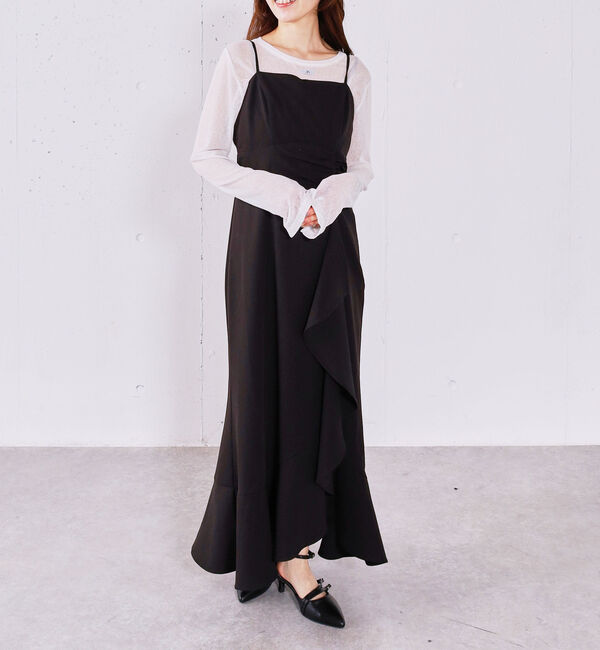 archives「ラッフルチェックキャミワンピース」|ワンピース|