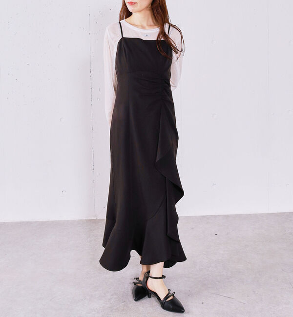 archives「ラッフルチェックキャミワンピース」|ワンピース|