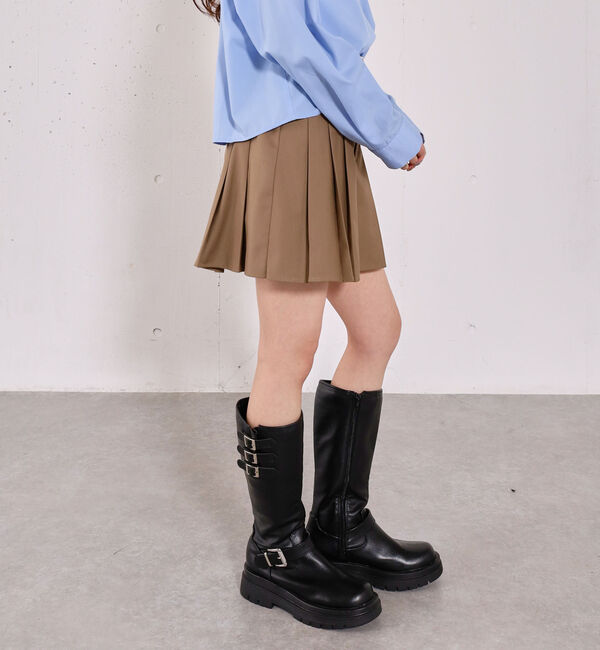 archives「ベルト付きプリーツミニＳＫ」|スカート|