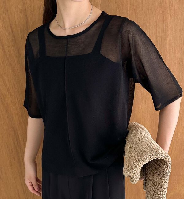 Doux archives「シアーニットアンサンブル」|カーディガン|