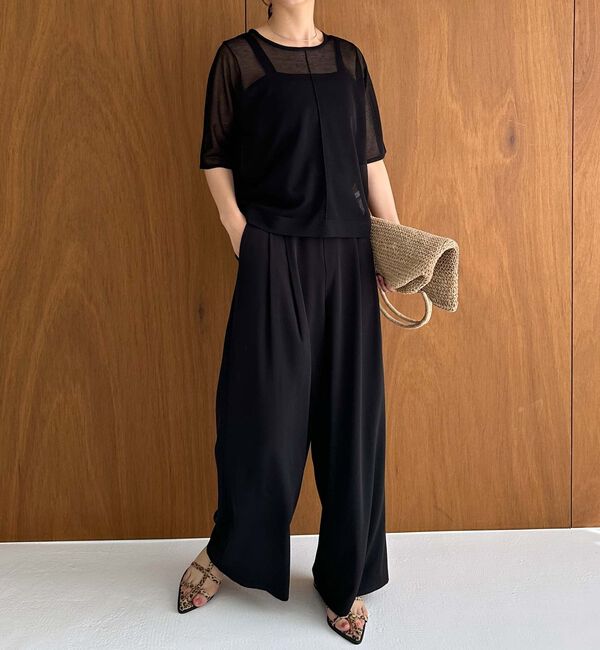 Doux archives「シアーニットアンサンブル」|カーディガン|