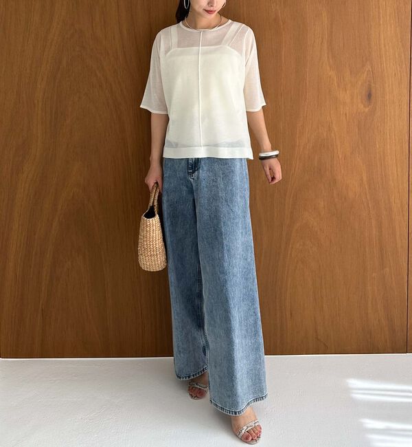 Doux archives「シアーニットアンサンブル」|カーディガン|