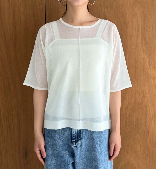 Doux archives「シアーニットアンサンブル」|カーディガン|