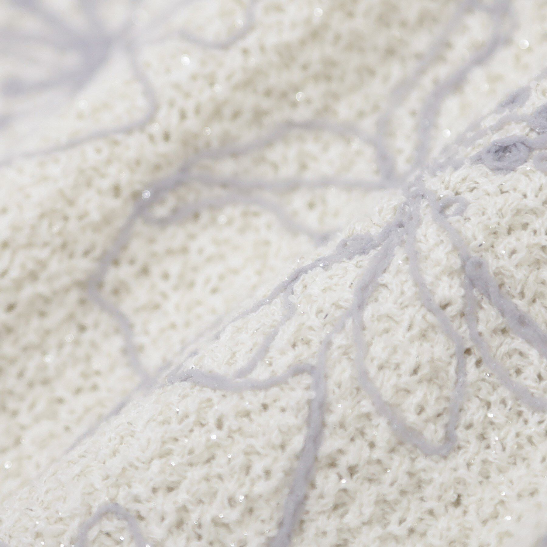 SHOO･LA･RUE「【S-LL】花柄刺繍ブークレニット」|ニット・セーター|