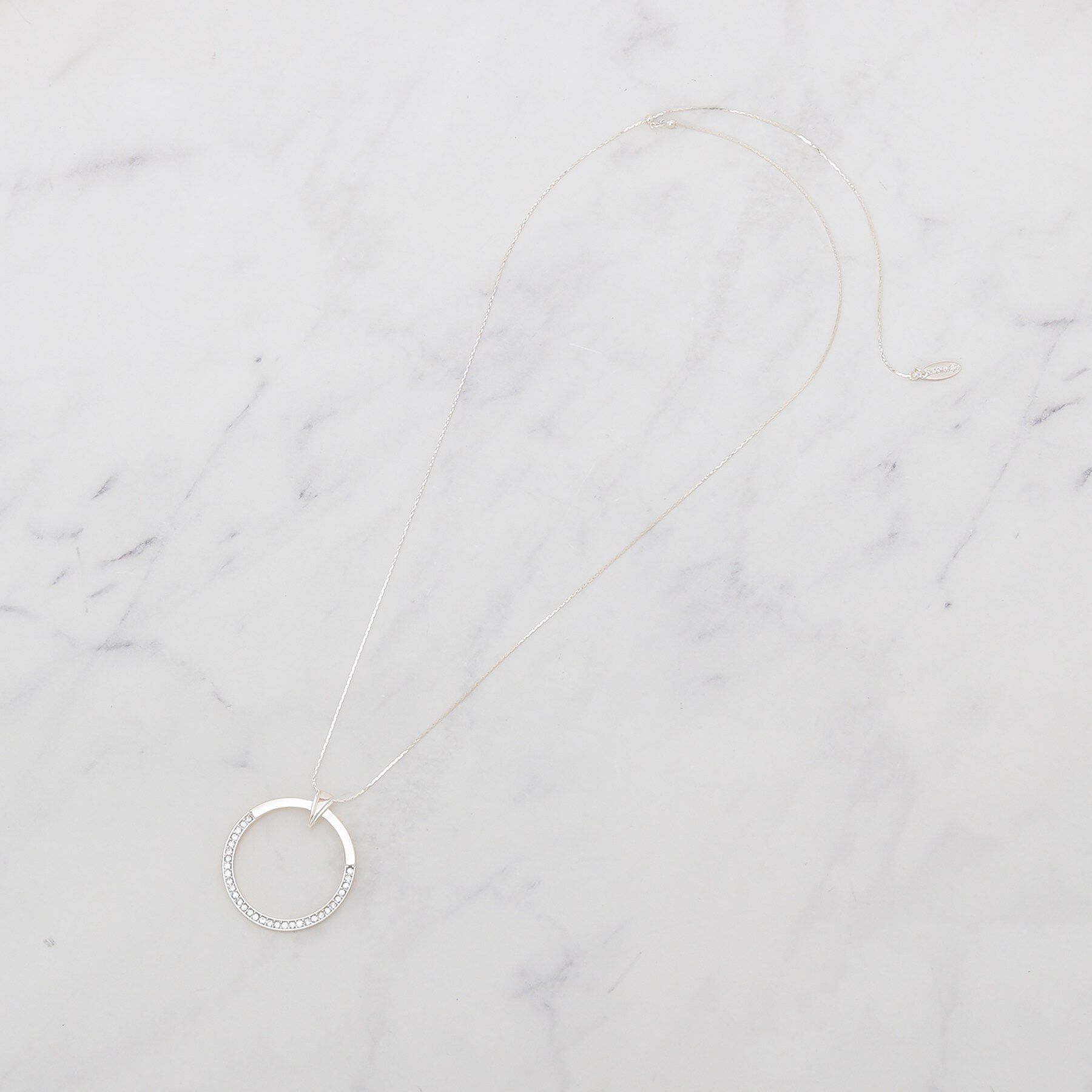 SHOO･LA･RUE「サークルキラキラネックレス」|ネックレス|