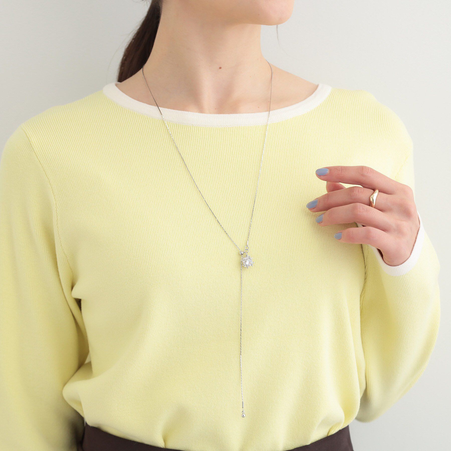 SHOO･LA･RUE「キュービックジルコニアネックレス」|ネックレス|